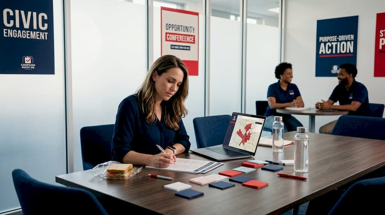 Explaining Campaign Logistics for Political Managers